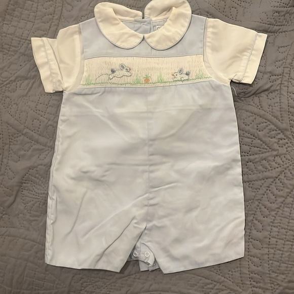 3 Baby Rompers with Animal Embroidery Baby Boy - Picture 9 of 11